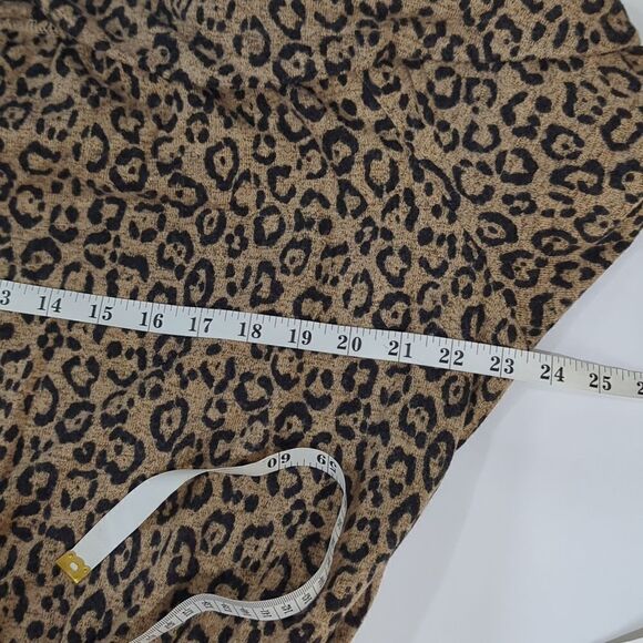 Lane Bryant Dress 18/20 Leopard Print Off the Shoulder Fit and Flare NWT - Picture 9 of 11